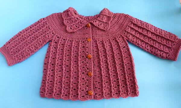 Jacket Coat- Collar Cardigan - Little Girls Winter Top Sweater Jacket Coat- Collar Cardigan - Little Girls Winter Top Sweater