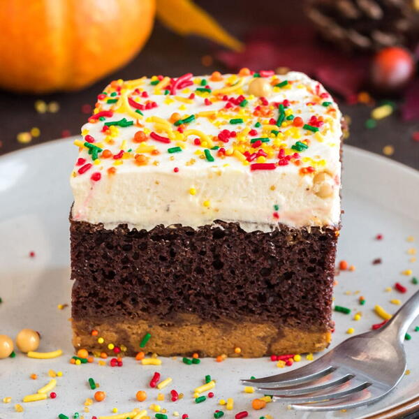 Chocolate Pumpkin Magic Cake Chocolate Pumpkin Magic Cake