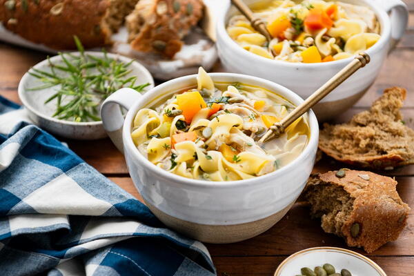 Autumn Chicken Noodle Soup Autumn Chicken Noodle Soup