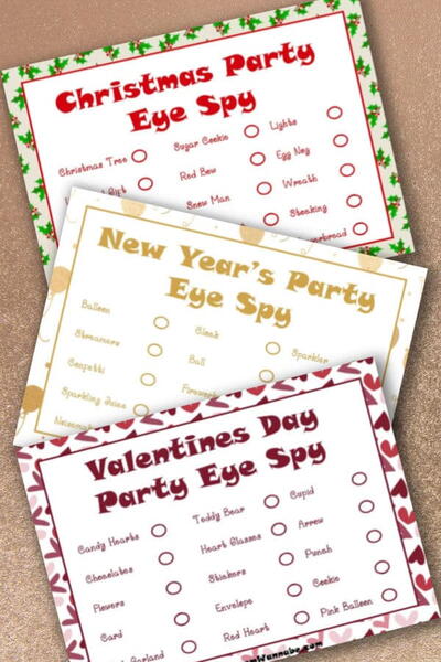 Printable I Spy Games For Winter Holidays Printable I Spy Games For Winter Holidays