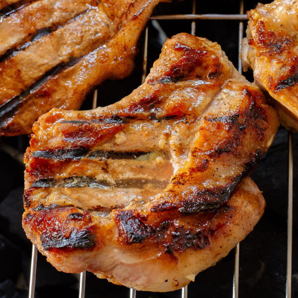 Grilled Honey Mustard Pork Chops Grilled Honey Mustard Pork Chops