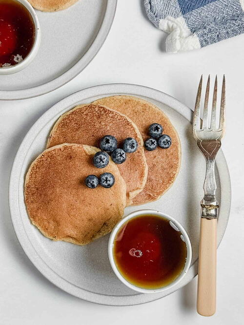 Vegan Almond Flour Pancakes Vegan Almond Flour Pancakes