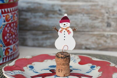 Upcycled Festive Place Card Holders