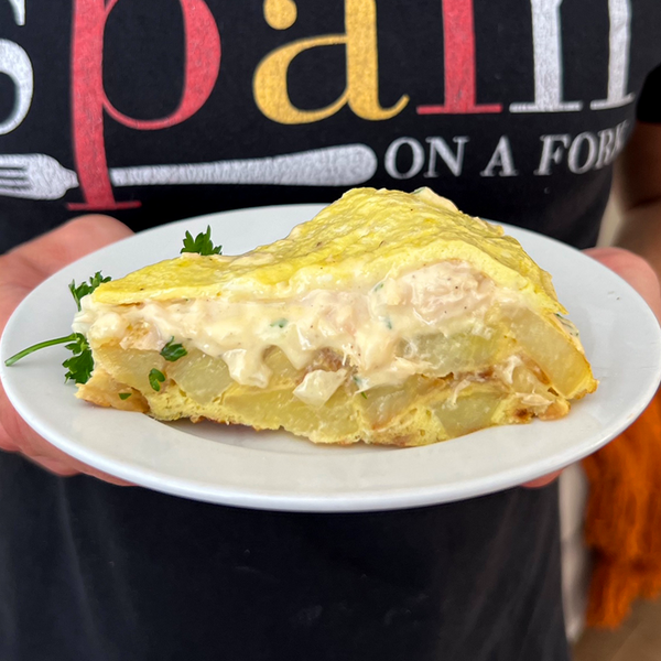The Famous Potato & Tuna Omelette From Spain | Tortilla Santanderina