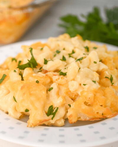 Old Fashioned Baked Macaroni And Cheese