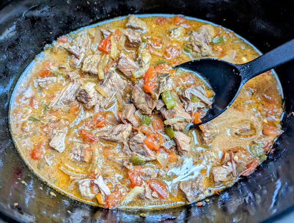 Slow Cooker Mexican Steak (bistec A La Mexicana)