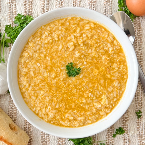 Creamy Garlic & Rice Soup | Seriously Good 30 Minute Recipe