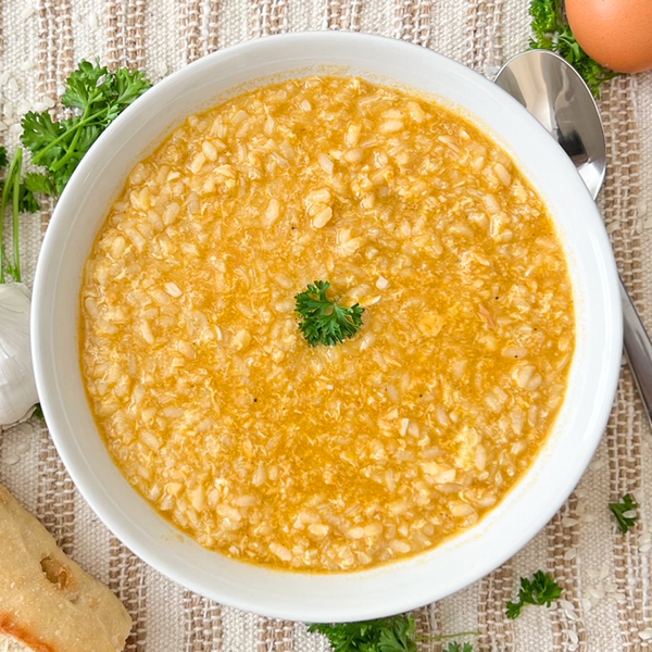 Creamy Garlic Rice Soup Seriously Good 30 Minute Recipe Creamy Garlic & Rice Soup | Seriously Good 30 Minute Recipe