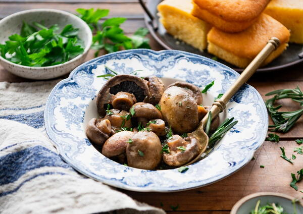 Slow Cooker Mushrooms Slow Cooker Mushrooms