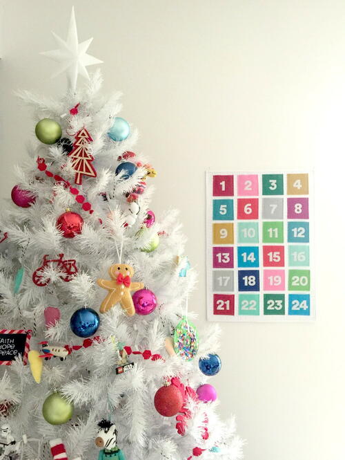 Quilted Felt Advent Calendar Quilted Felt Advent Calendar