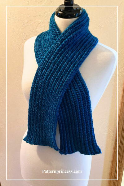 Beginner Easy Ribbed Knit Look Crochet Scarf Pattern Beginner Easy Ribbed Knit Look Crochet Scarf Pattern