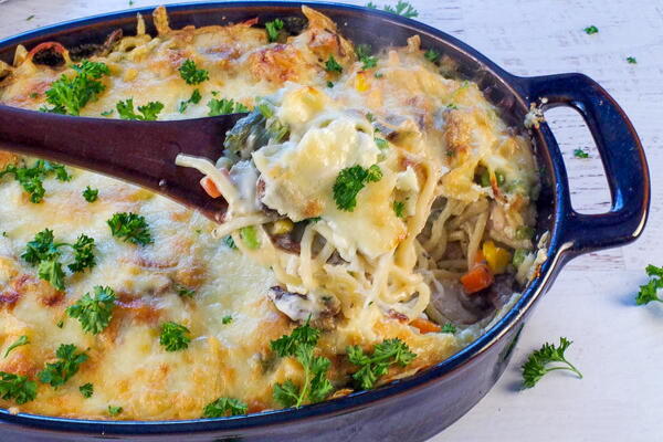 Healthy Turkey Tetrazzini Healthy Turkey Tetrazzini
