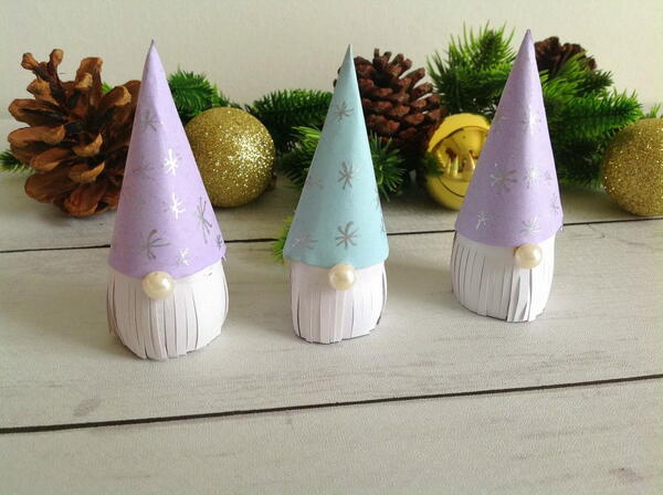 Paper Gnomes For Christmas Paper Gnomes For Christmas