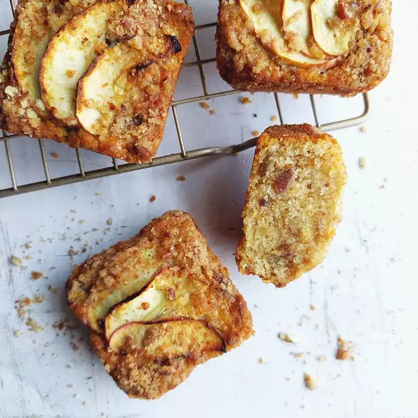 Mini Apple Date Cakes - Baked In A Muffin Pan