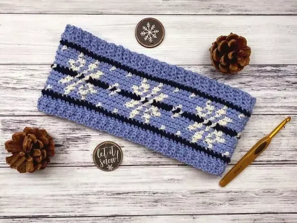Snowflake Crochet Ear Warmer Snowflake Crochet Ear Warmer