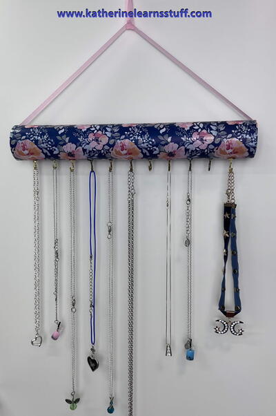 Diy Simple Necklace Holder Diy Simple Necklace Holder