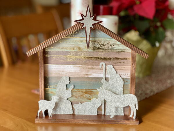 Diy Wood And Paper Nativity Diy Wood And Paper Nativity