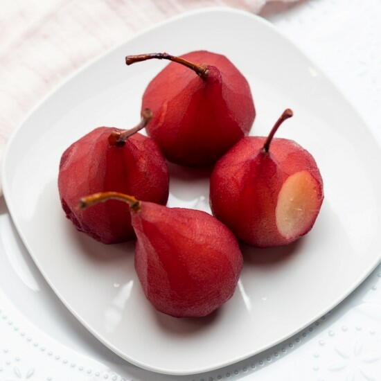 Red Wine Poached Pears Red Wine Poached Pears