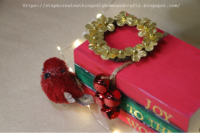 Christmas Book Stack Decoration Christmas Book Stack Decoration