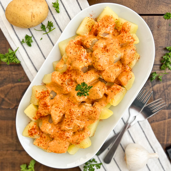 Brutally Good Spanish Potatoes Patatas Mozrabes Recipe Brutally Good Spanish Potatoes | Patatas Mozárabes Recipe