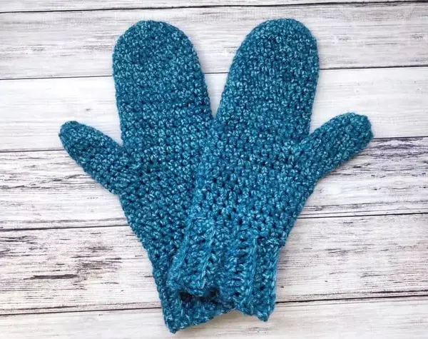 Top Down Crochet Mittens Top Down Crochet Mittens