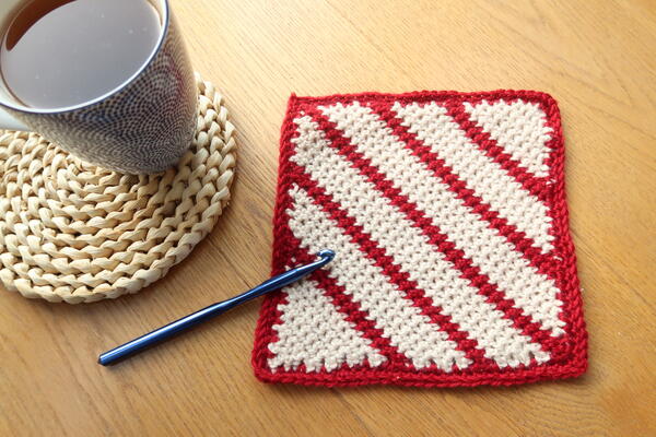 Candy Cane Square Candy Cane Square