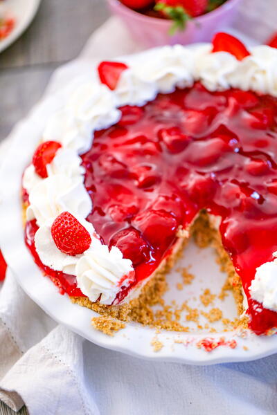 Easy Strawberry Cream Cheese Pie Easy Strawberry Cream Cheese Pie