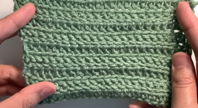 Herringbone Half Double Crochet