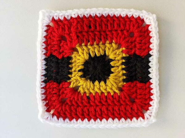 Santa Granny Square Santa Granny Square