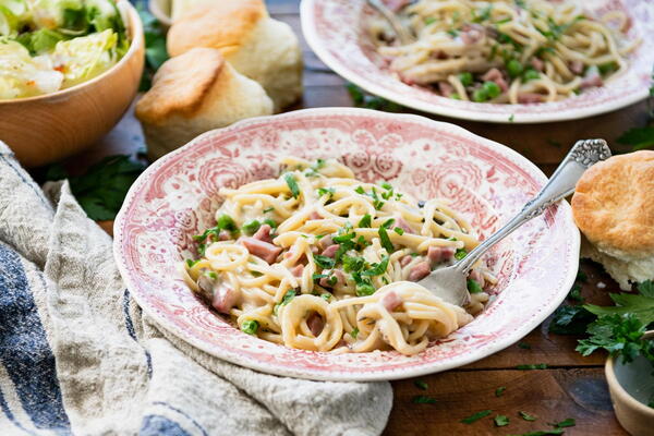 Dump-and-bake Ham Tetrazzini Dump-and-bake Ham Tetrazzini