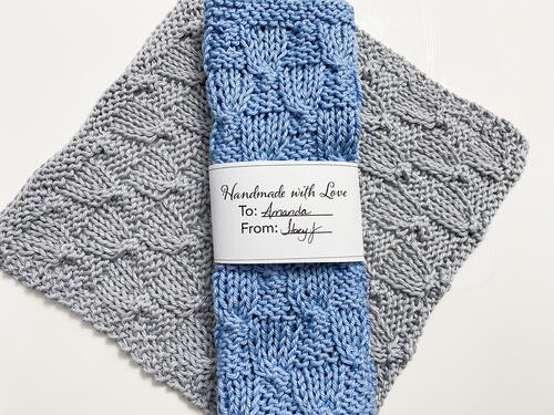 Bluebells Dishcloth Bluebells Dishcloth