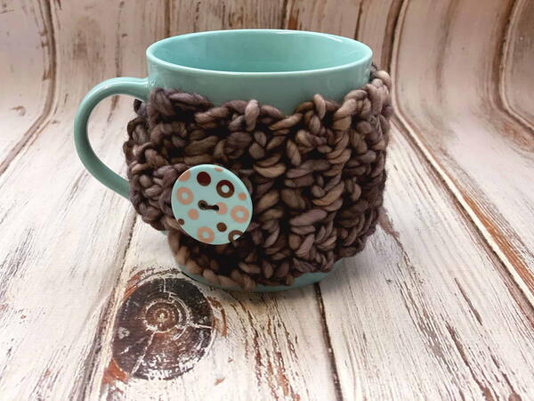 Super Bulky Crochet Mug Cozy