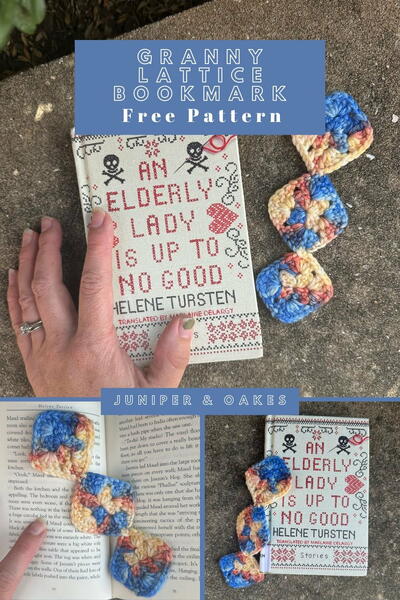 Granny Lattice Bookmark Granny Lattice Bookmark