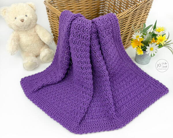 Modern Baby Blanket Crochet Pattern Modern Baby Blanket Crochet Pattern