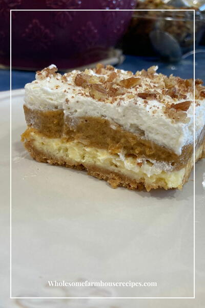 Homemade Layered Cream Cheese Pumpkin Torte Dessert Homemade Layered Cream Cheese Pumpkin Torte Dessert