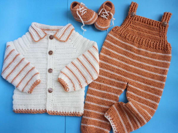 Baby Cardigan Jacket With Romper Easy Completed Winter Woolen Set Baby Cardigan Jacket With Romper Easy Completed Winter Woolen Set