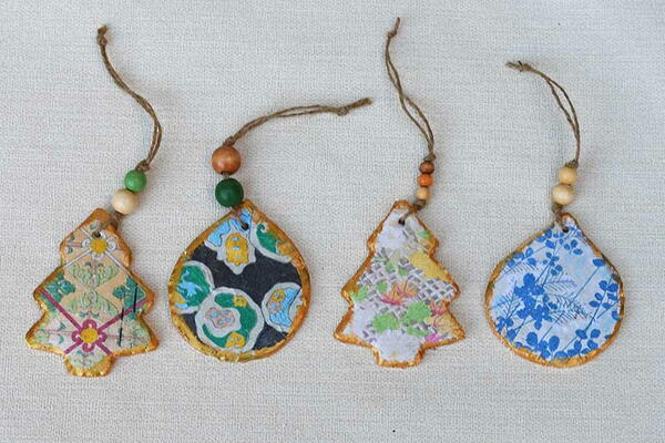 Vintage Air Dry Clay Ornaments Vintage Air Dry Clay Ornaments