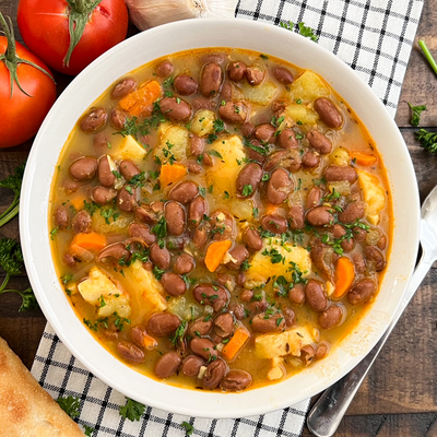 Hearty Pinto Bean & Cod Stew | Easy & Delicious 40 Minute Recipe