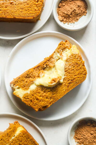 Pumpkin Cream Cheese Bread