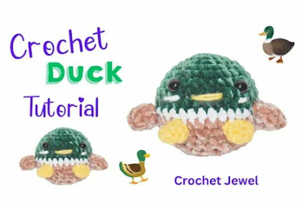How To Crochet An Easy Duck Amigurumi Plushie Pattern Tutorial How To Crochet An Easy Duck Amigurumi Plushie Pattern Tutorial