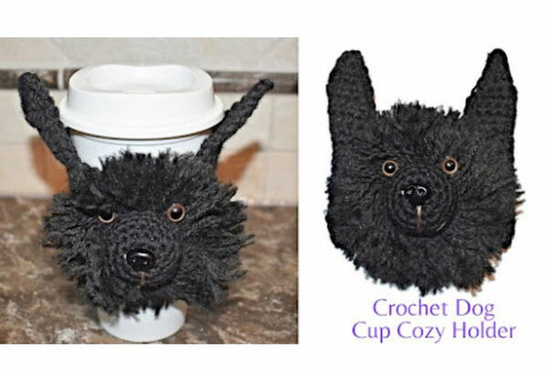 How To Crochet A Dog Cup Cozy Pattern Tutorial How To Crochet A Dog Cup Cozy Pattern Tutorial