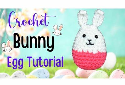 How To Crochet An Easter Bunny Rabbit Egg Pattern Tutorial