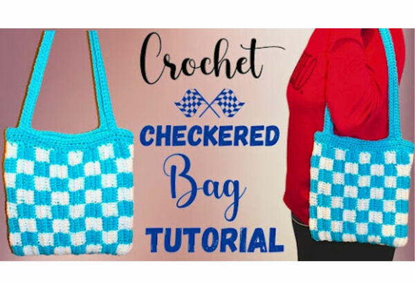 How To Crochet A Checkered Bag Pattern Tutorial How To Crochet A Checkered Bag Pattern Tutorial