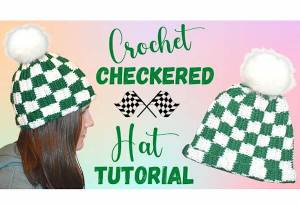 How To Crochet A Plaid Hat Pattern Tutorial How To Crochet A Plaid Hat Pattern Tutorial
