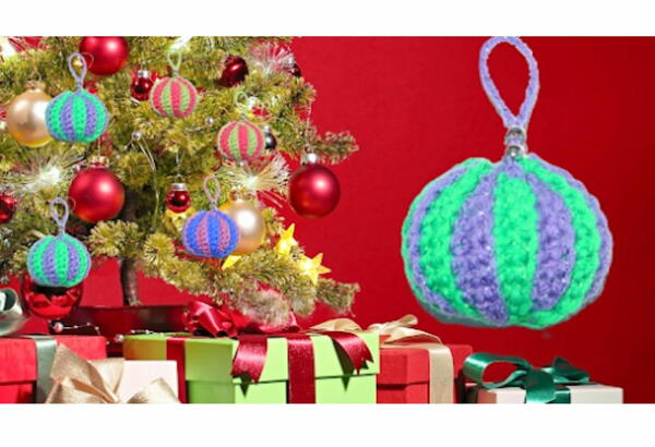 How To Crochet A Christmas Tree Bulb Pattern Tutorial