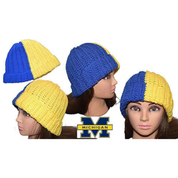 Two-tone Crochet Hat Craft It In One Simple Step Two-tone Crochet Hat: Craft It In One Simple Step!