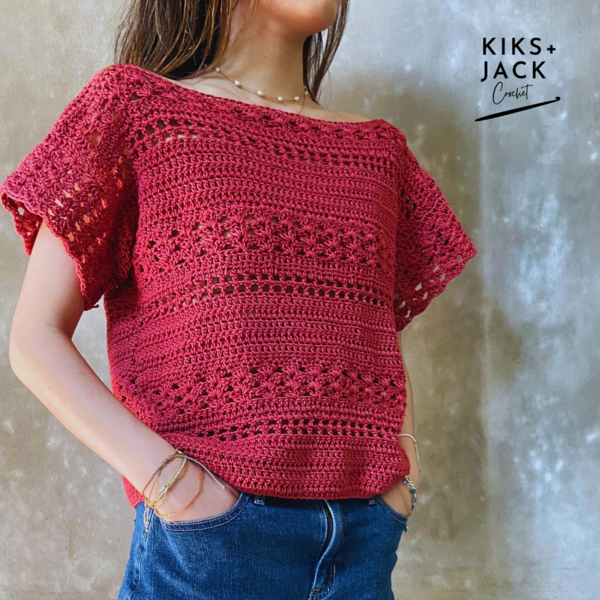 Holiday Lace Mesh Crochet Top Holiday Lace & Mesh Crochet Top