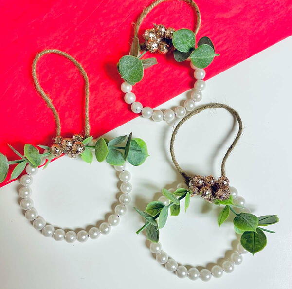 Dollar Store Pearl Farmhouse Ornaments Dollar Store Pearl Farmhouse Ornaments