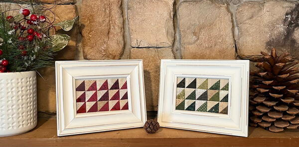 Framed Mini Quilt Framed Mini Quilt