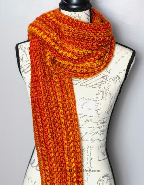 Bean Stitch Scarf Pattern Bean Stitch Scarf Pattern